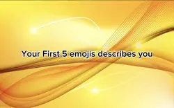 First 5 emojis πππ
