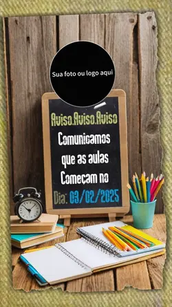 Aviso Volta as Aulas