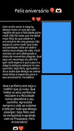 feliz aniversário 