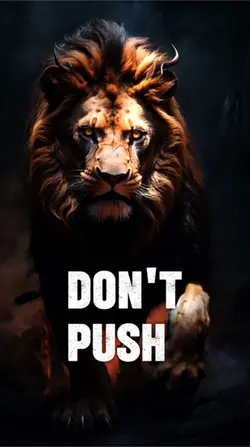 Don’t push