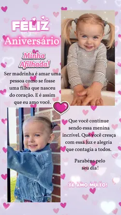 Aniversário Afilhada