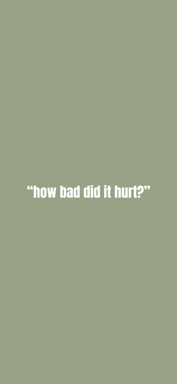 Enough. 