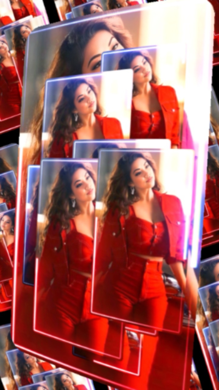 Red blue photo edit