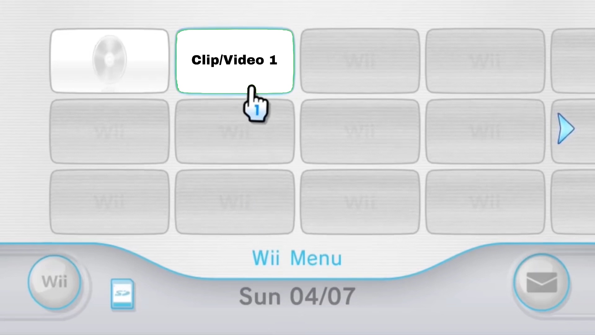 Ang template ng Wii