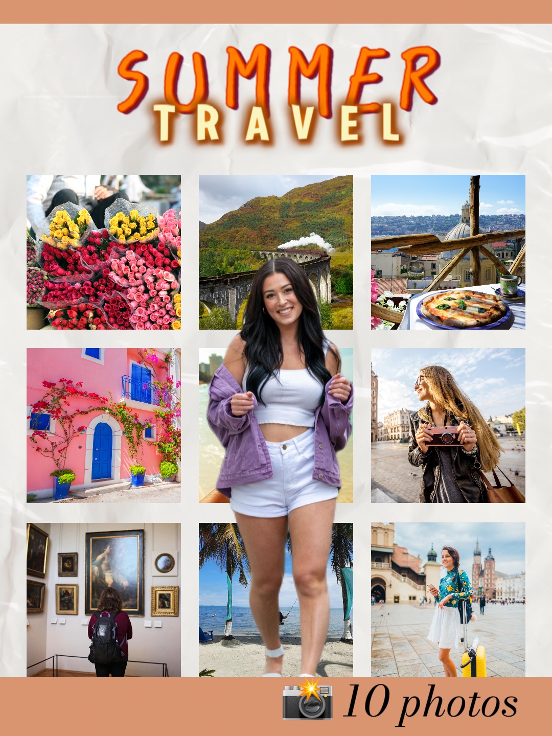 Grade de viagens de verão 🧡