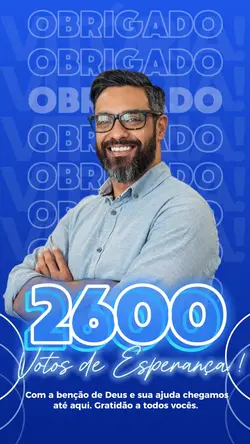 Obrigado votos urna