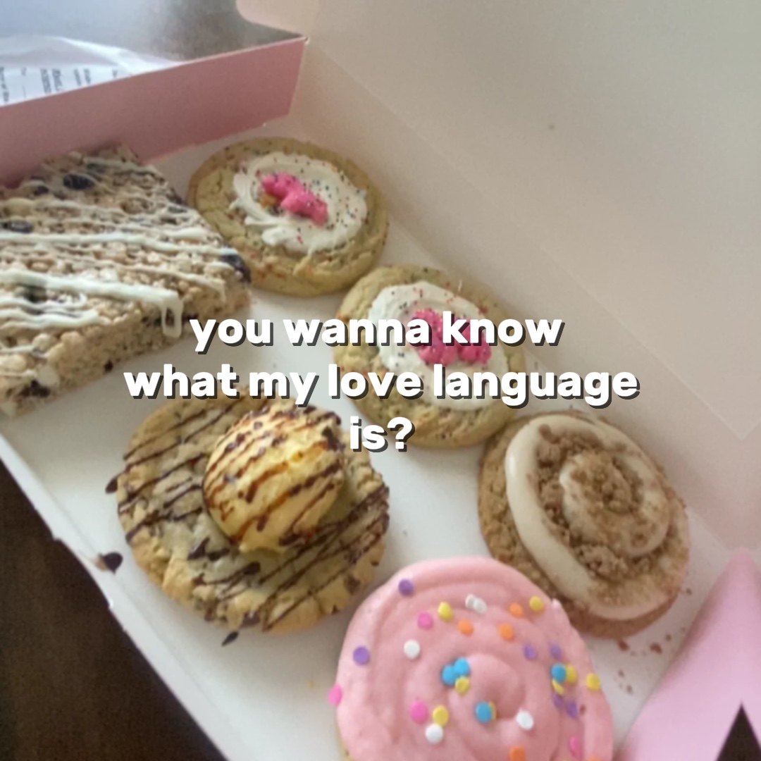 love language: FOOD😜