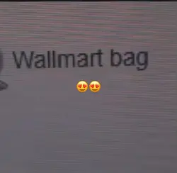 I’m a Walmart bag 😍😍