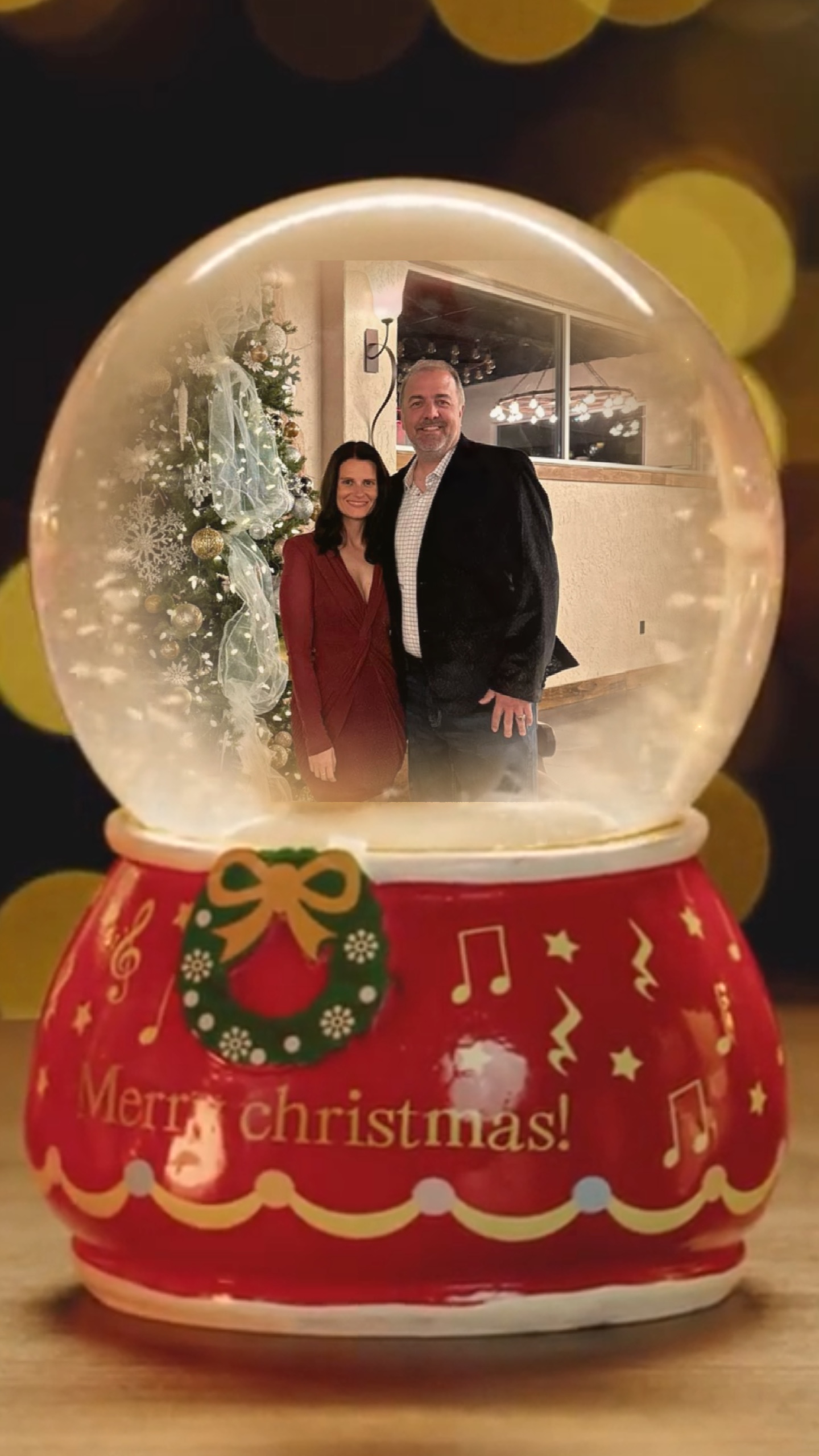 Luva De Neve De Natal