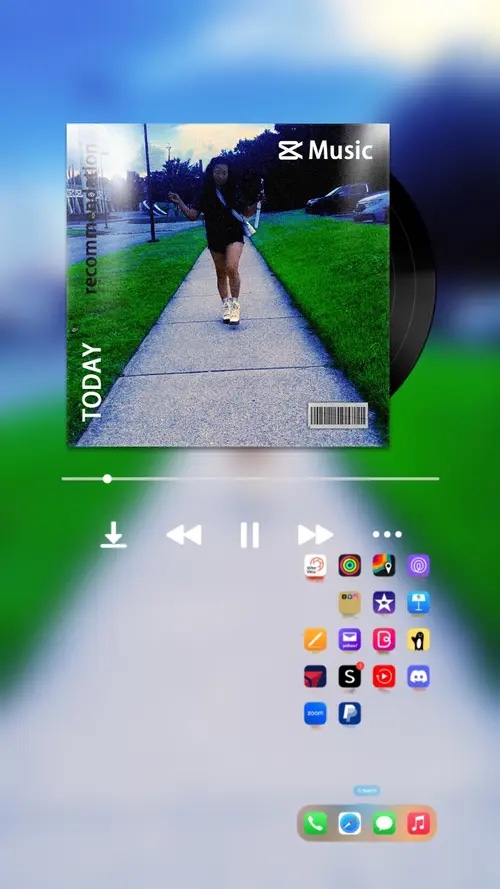 iPhone tocando música