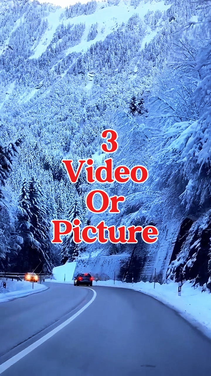 3 vidéo ou photo 