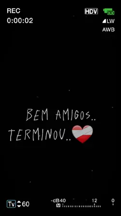 terminou...