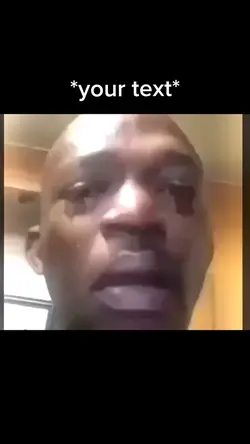 Man crying meme