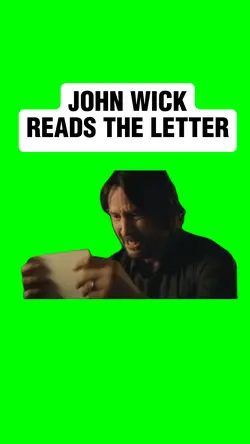 JOHN READS THE LETTE