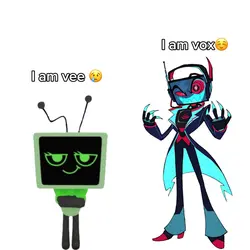 Vox and vee look😭...