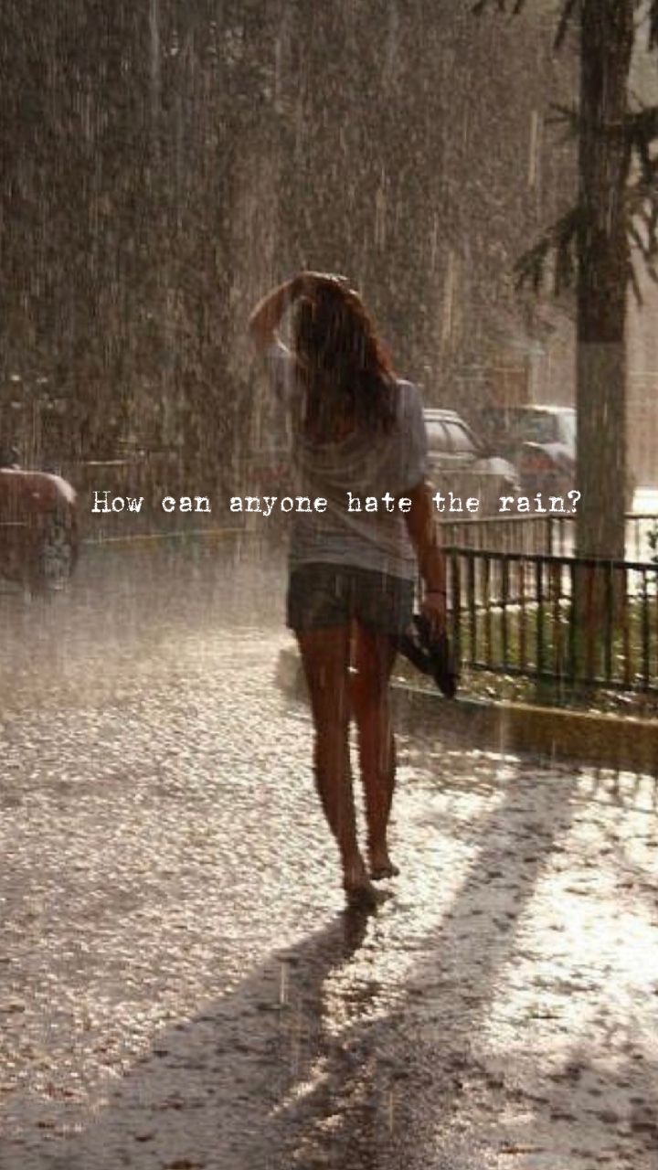 Amo a chuva ☔️ 