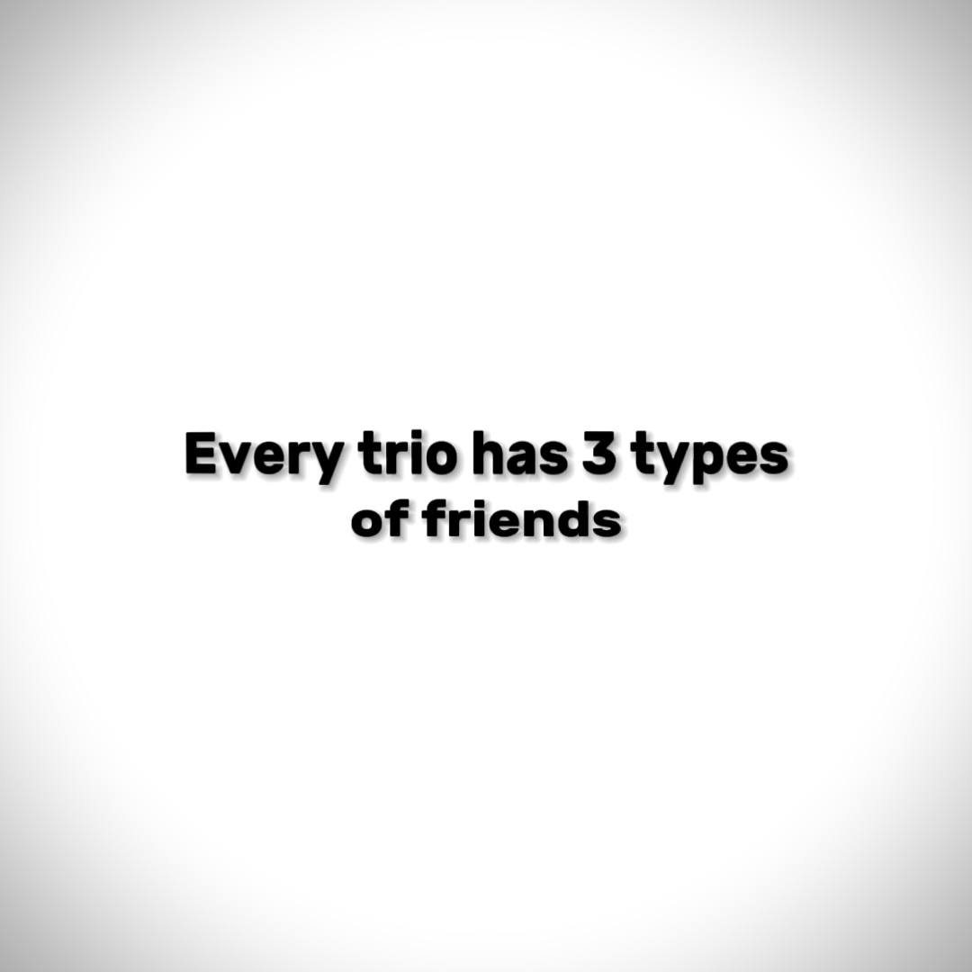 3 tipos de amigos