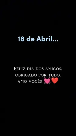 Dia dos amigos!