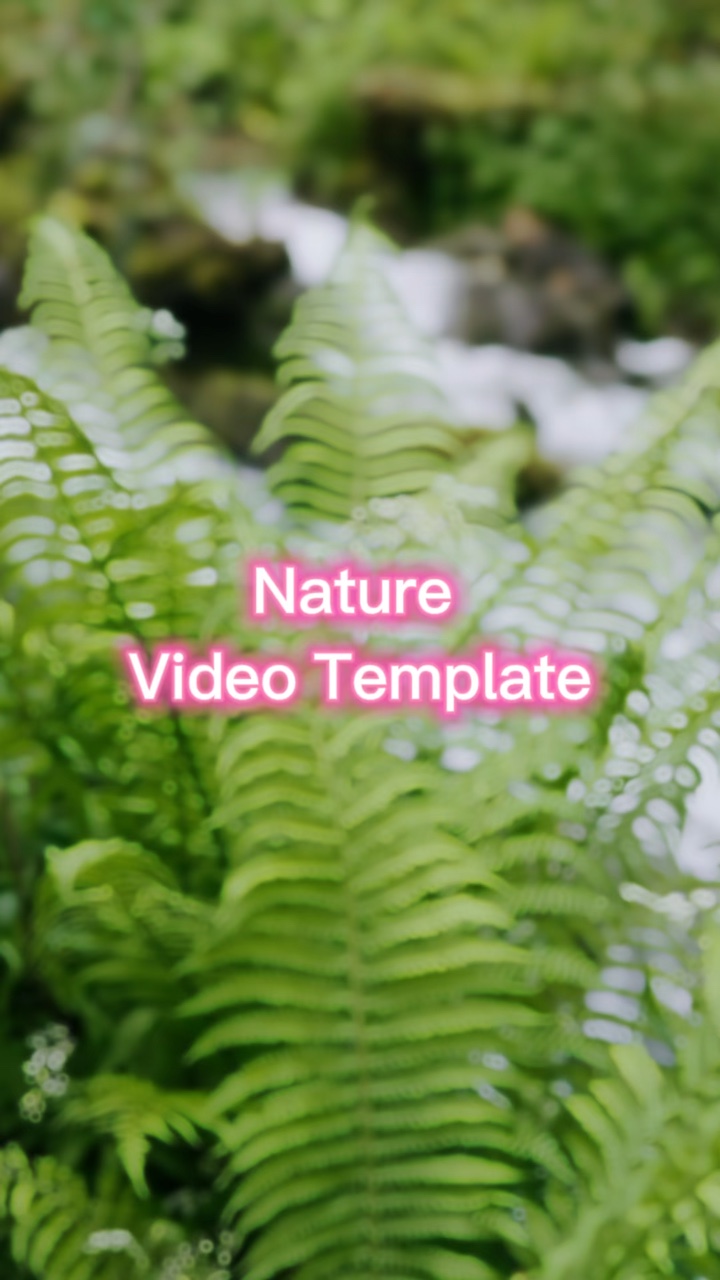 Plantilla de naturaleza 