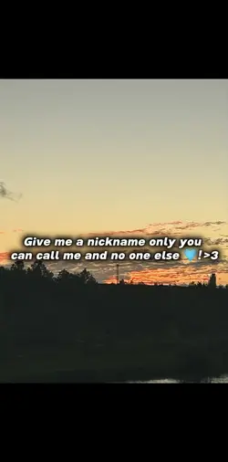 nickname?