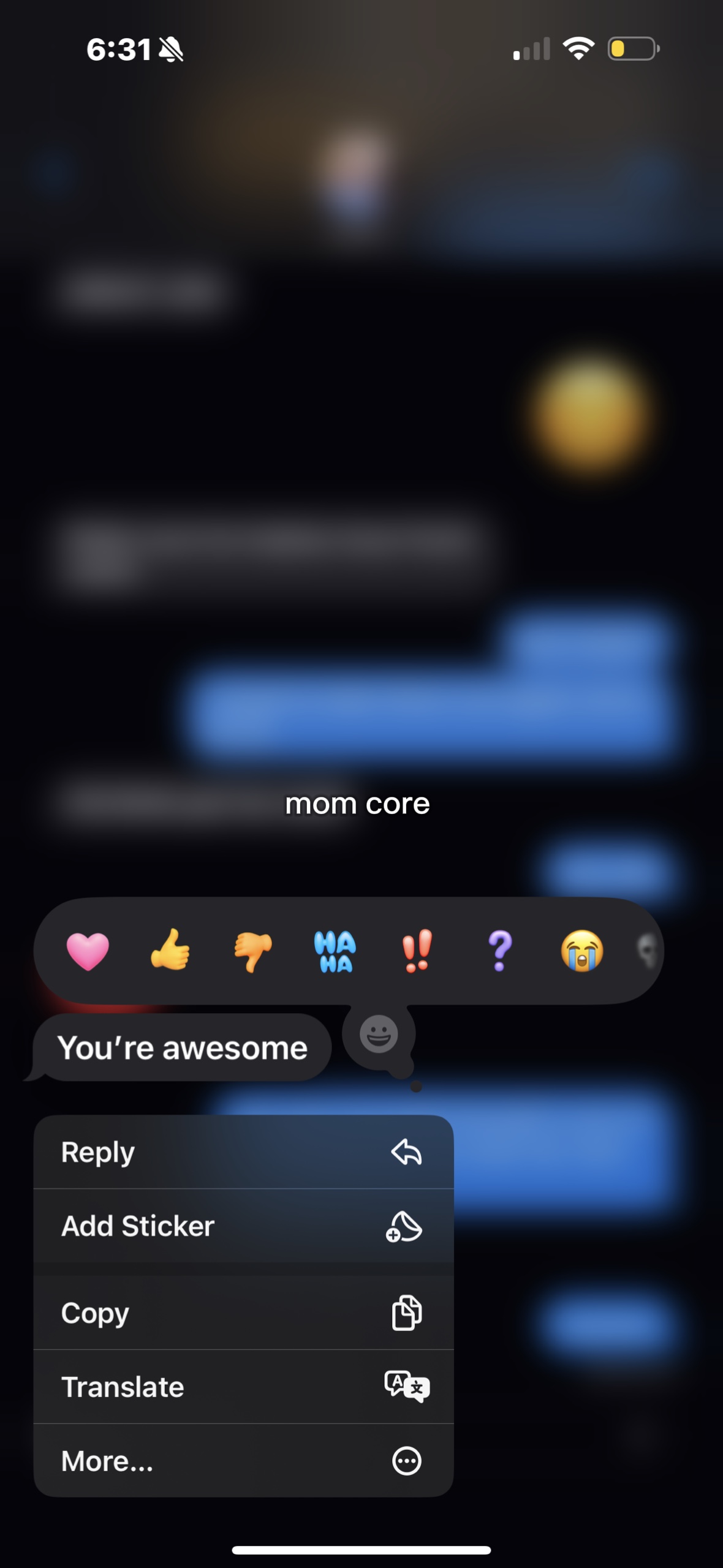 noyau de maman