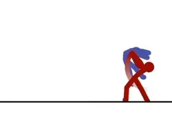 Blue red