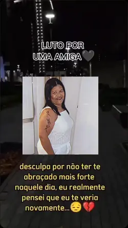 LUTO POR UMA AMIGA 