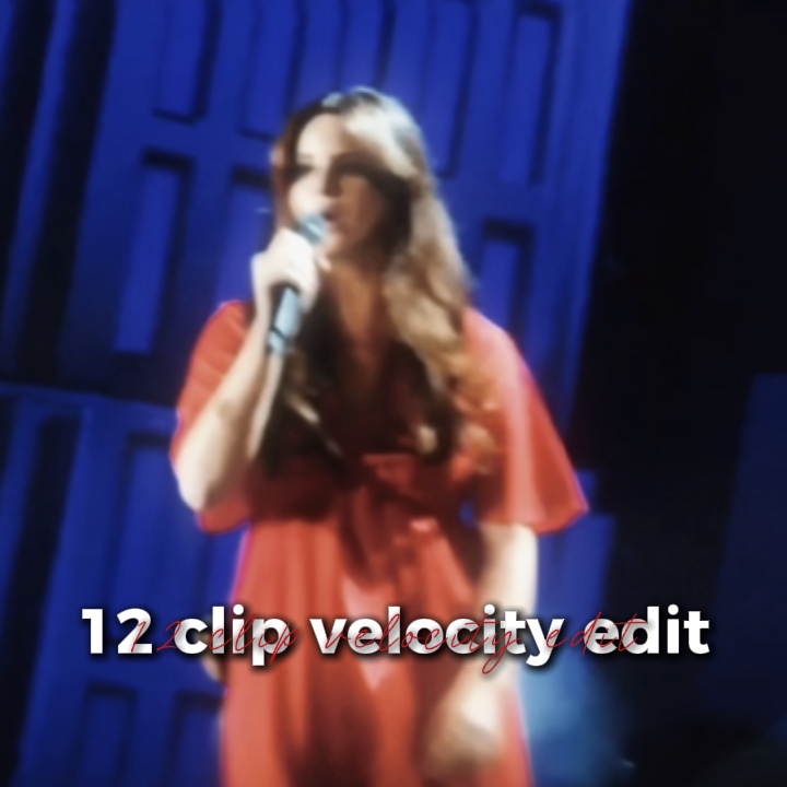 12 clip velo edit! <3