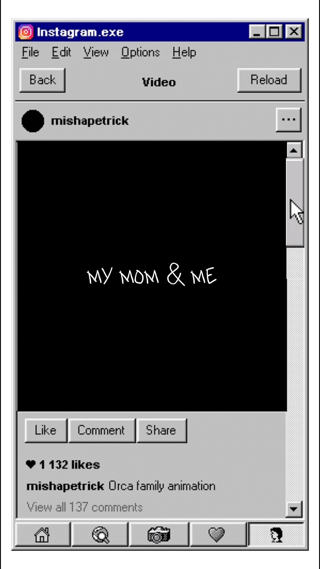 My mom & me
