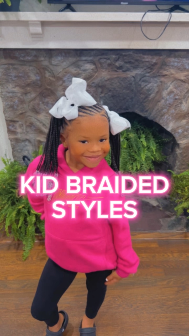 COiffure tressée enfant