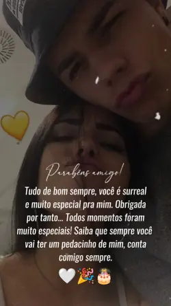 parabéns amigo