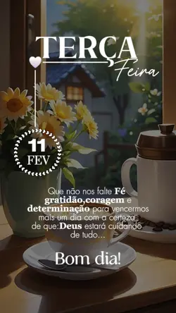 Bom dia terça 