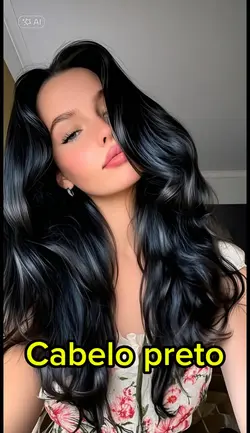 black hair