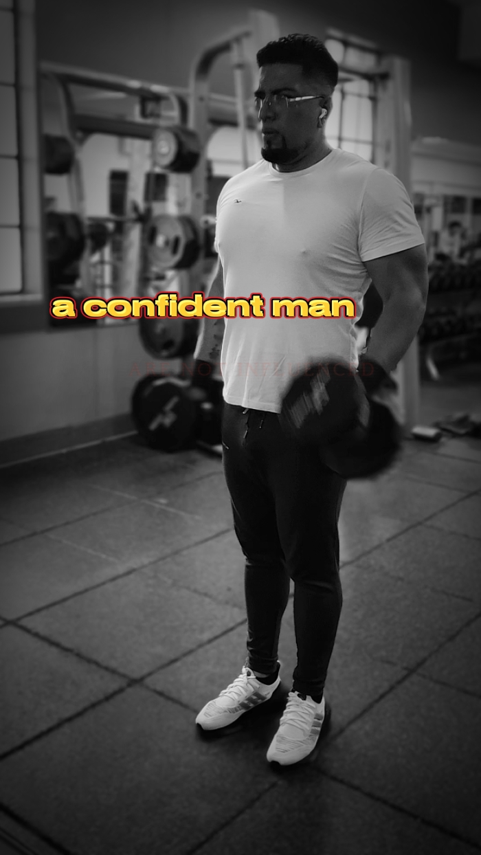 a confident man!