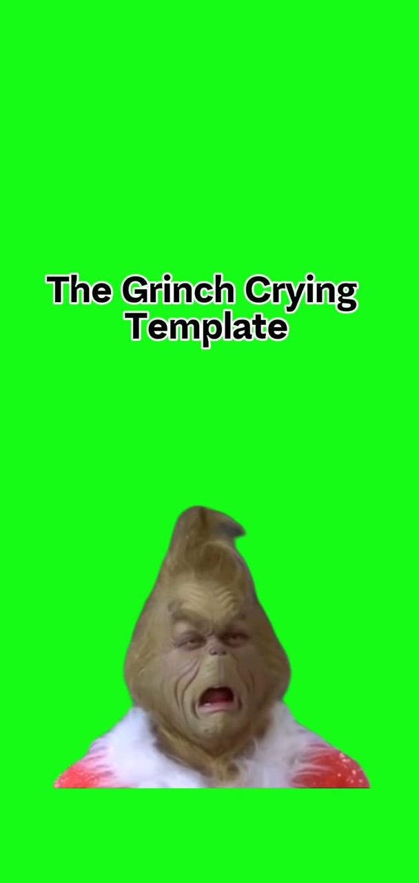 El grinch llorando 