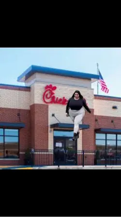 Wide back chick fila