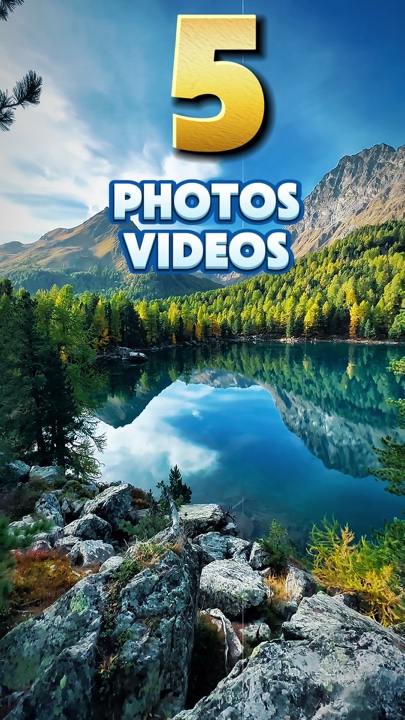 5 Fotos oder Videos