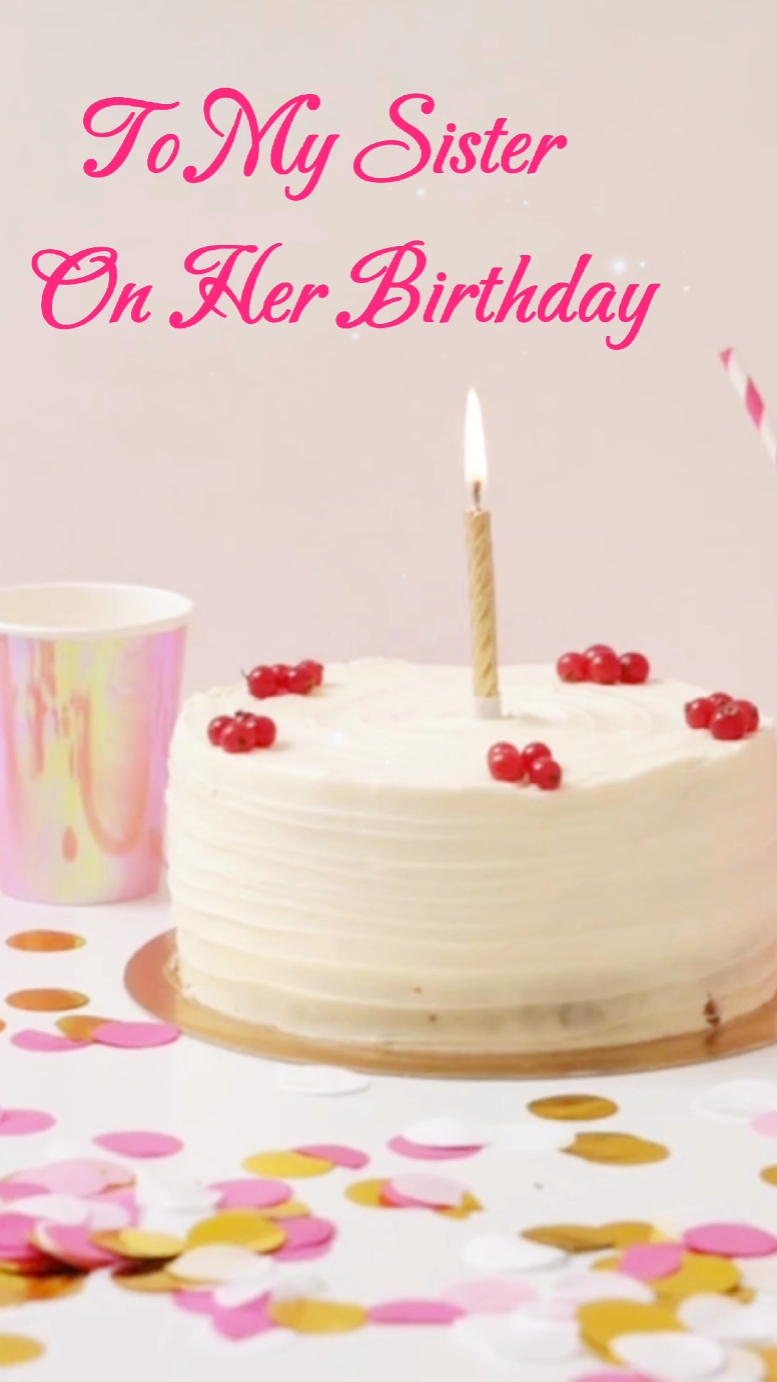 Sister Birthday Card