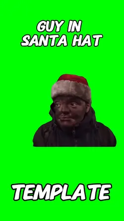 Guy in Santa Hat