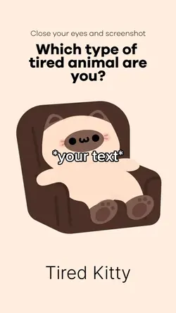 Which tired animal