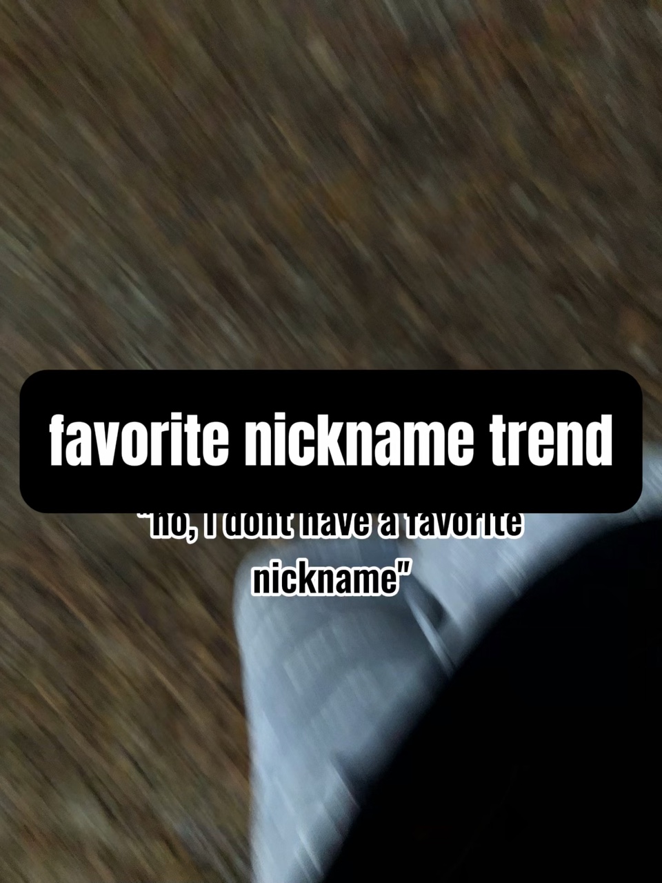 anong nickname mo?