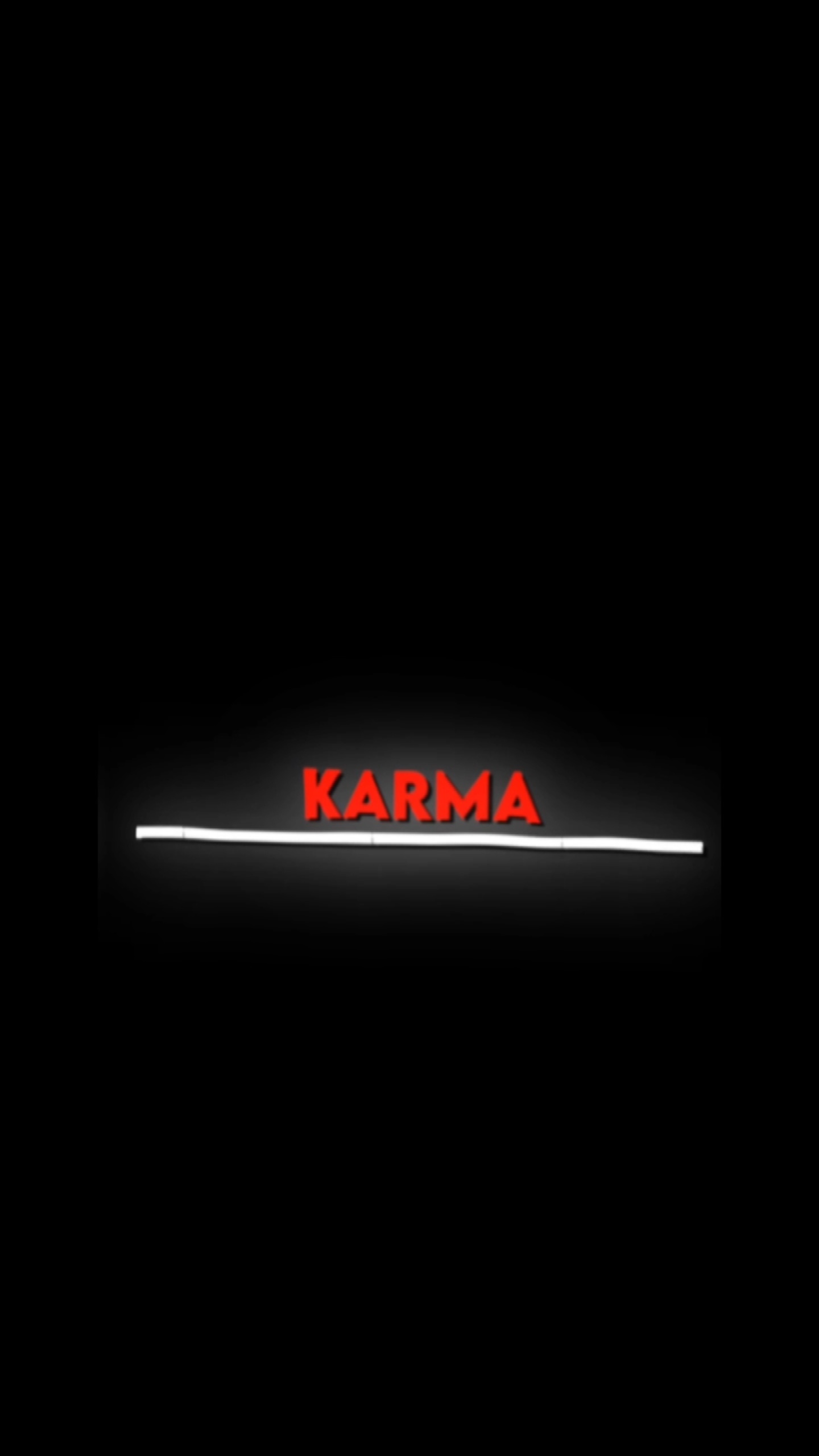 I’m just karma❗️