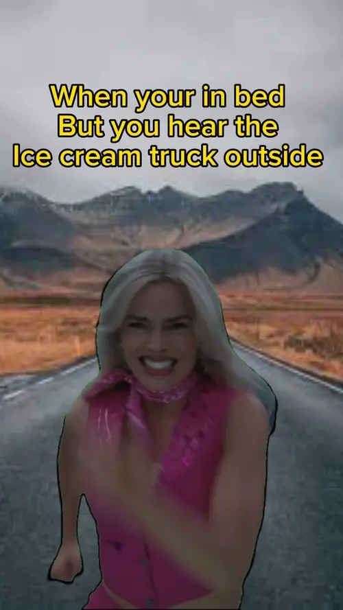 Barbie ice cream