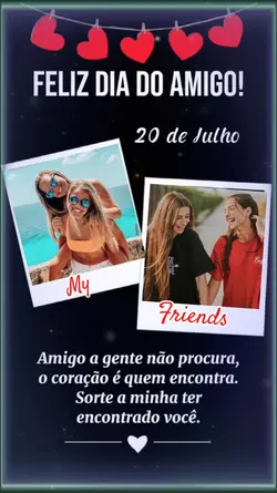 feliz dia do amigo