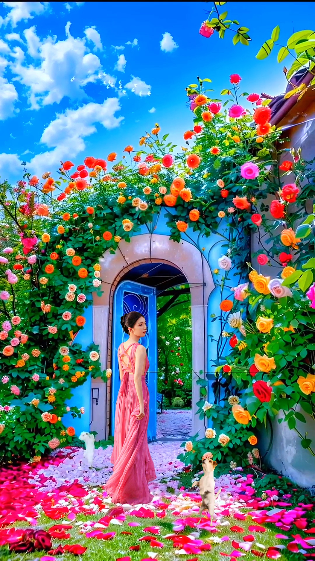 Entre as flores