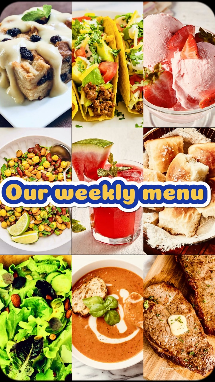 Menu mingguan kami
