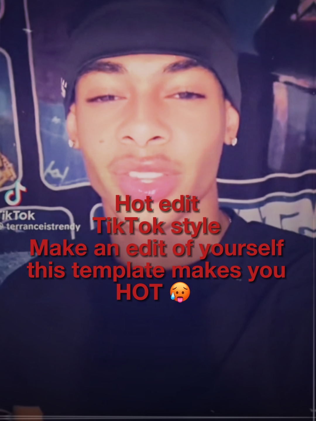 Edição quente do estilo TikTok