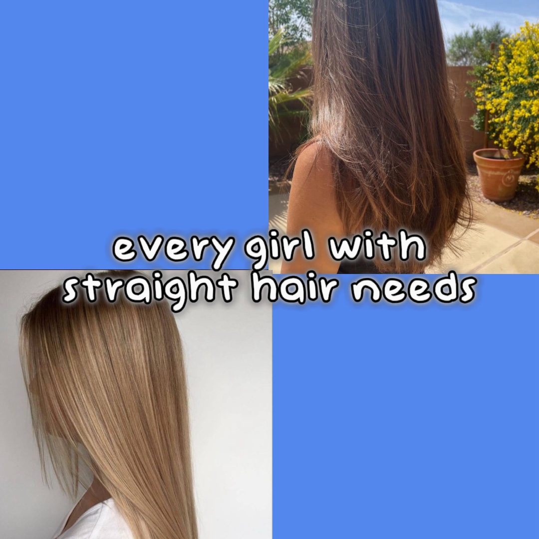 Straight hair girl..