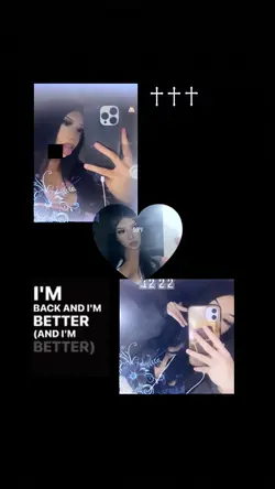 And I’m better