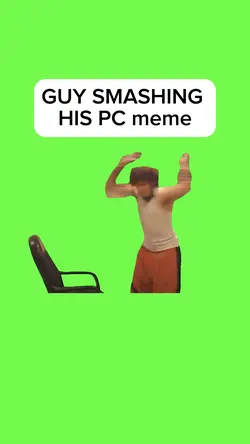 GUY SMASHING LAPTOP